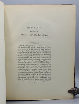 St. Pancras; Being Antiquarian, Topographical, and Biographical Memoranda, Relating to the Extensive Metropolitan Parish. With some account of the parish from its foundation.