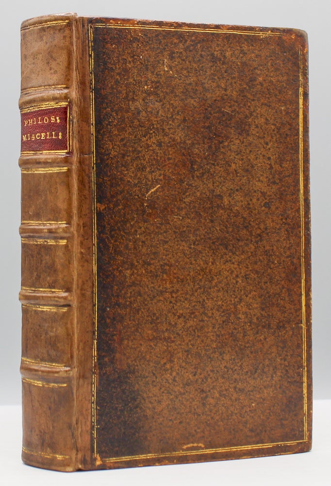 Item #12023 Philosophical Miscellanies on Various Subjects. To which is prefixed, an account of the author, and his works, by himself. Formey, or Jean Henri Samuel Johann Heinrich Samuel.