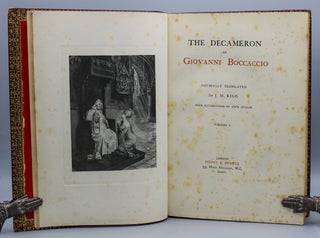The Decameron. Faithfully translated by J.M. Rigg. With illustrations by Louis Chalon.