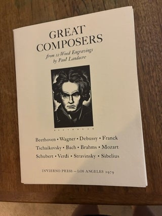 Great Composers from 12 Wood Engravings by Paul Landacre