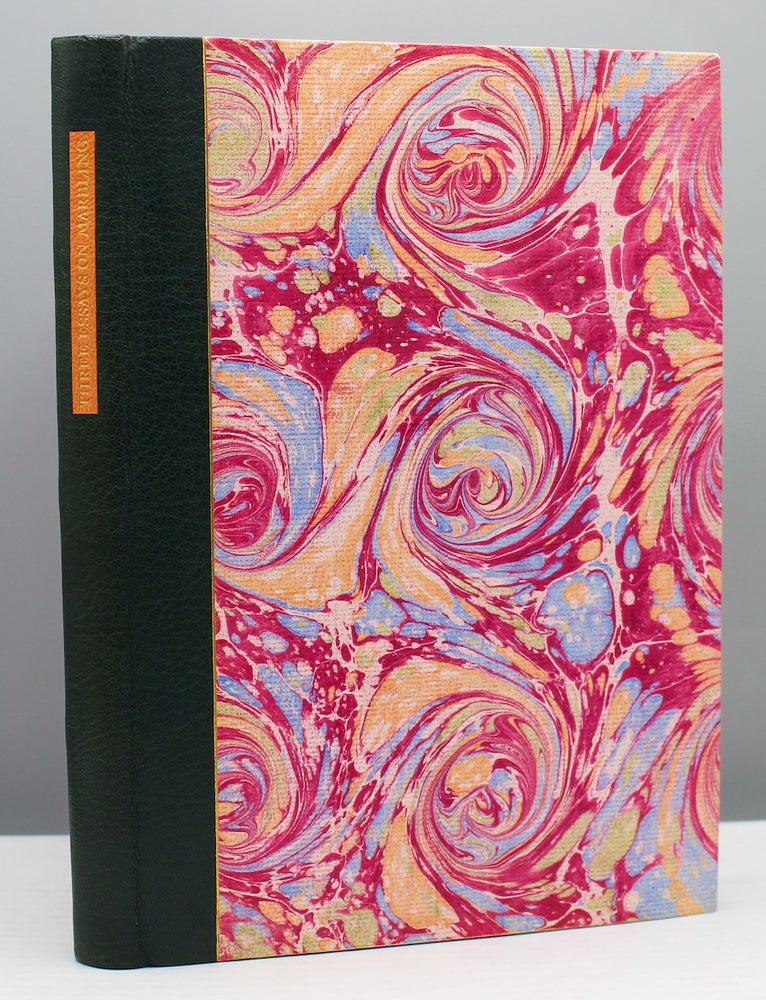 Item #13001 Three Early French Essays on Paper Marbling 1645-1765. With an Introductin and thirteen original marbled samples by Richard J. Wolfe. Richard J. Wolfe, compiler.