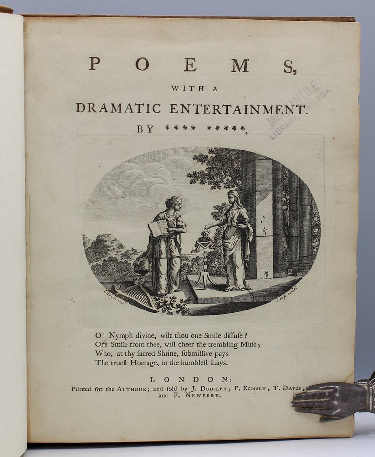 Item #13012 Poems, with a Dramatic Entertainment. By **** *****. Anne Penny.