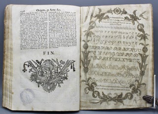 Tratado del Origen, y Arte de Escribir Bien, illustrado con veinte y cinco laminas…