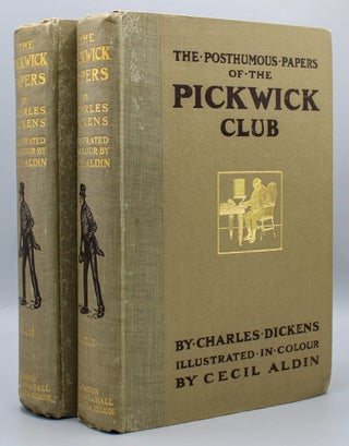 Item #13719 The Posthumous Papers of the Pickwick Club. Illustrated by Cecil Aldin. Cecil Aldin,...