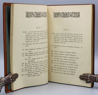 The Wasps of Aristophanes As Performed at Cambridge November 19-24, 1897. With the verse translation by Benjamin Bickley Rogers, M.A.