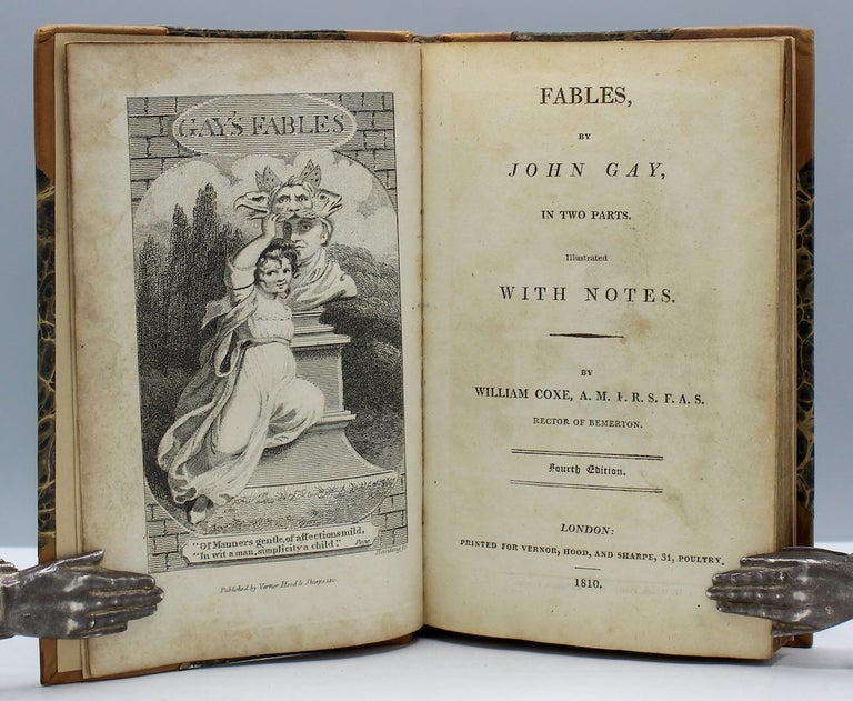 Item #14112 Fables…In Two Parts. Illustrated with Notes. By William Coxe. Fourth Edition. John Gay.