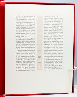 40 Mills Place: A Collection of Type Specimens.
