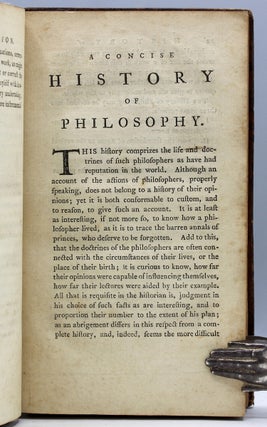 A Concise History of Philosophy and Philosophers.