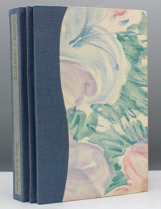 Item #14489 Olympe and Henriette. With an introduction by Patrick magarick and handmade paper by...