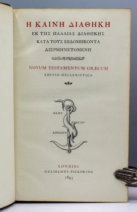 [Greek title.] Novum Testamentum Graecum. Editio Hellenistica.