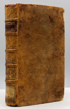Item #14537 Bibliothèque Janseniste, ou Catalogue alphabetique ds principaux Livres Jansenistes,...