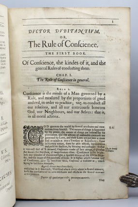 Ductor Dubitantium, or The Rule of Conscience In all her generall measures; Serving as a great Instrument for the determination of Cases of Conscience. In Four Books.