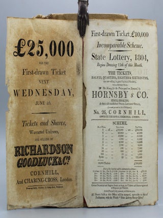 A History of English Lotteries Now for the First Time Written.