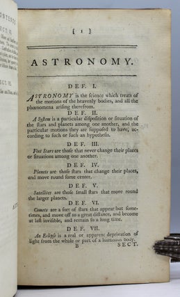 A System of Astronomy: Containing the Investigation and Demonstration of the Elements of that Science.