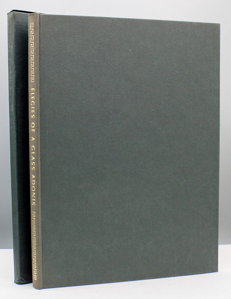 Item #14721 The Elegies of a Glass Adonis. With a typographical note by Will Carter. Rampant Lions Press, C. A. Trypanis.
