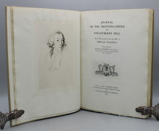 Journal of the Printing-Office at Strawberry Hill. Now first printed from the MS. of Horace Walpole. With notes by Paget Toynbee