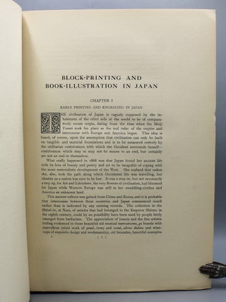 Block Printing and Book Illustration in Japan. With Forty-Three Illustrations (Eighteen in Colours), Indexes of Titles and Artists.