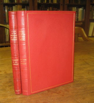 Item #15198 A List of the Writings of Lewis Carroll (Charles L. Dodgson) in the Library at Dormy...