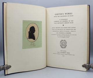 Item #15207 Goethe's Works with the Exception of Faust. A Catalogue Compiled by Members of the...