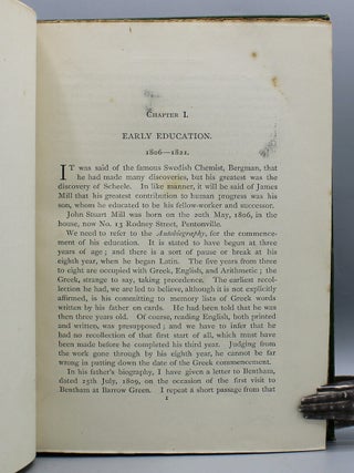 John Stuart Mill. A Criticism. With Personal Recollections.
