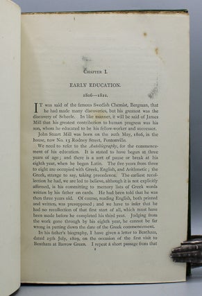 John Stuart Mill. A Criticism. With Personal Recollections.