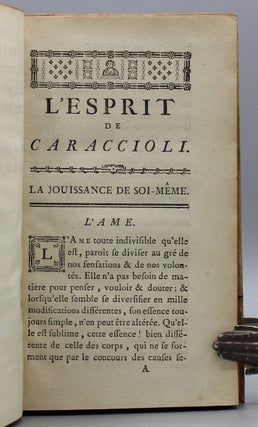 L’Esprit de Monsieur Le Marquis Caraccioli.