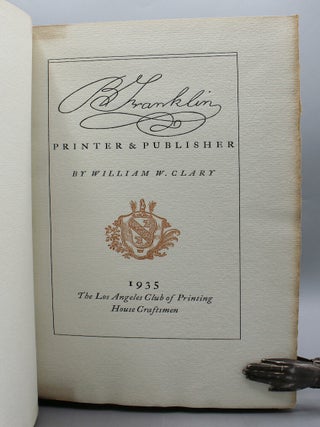 B. Franklin Printer & Publisher.
