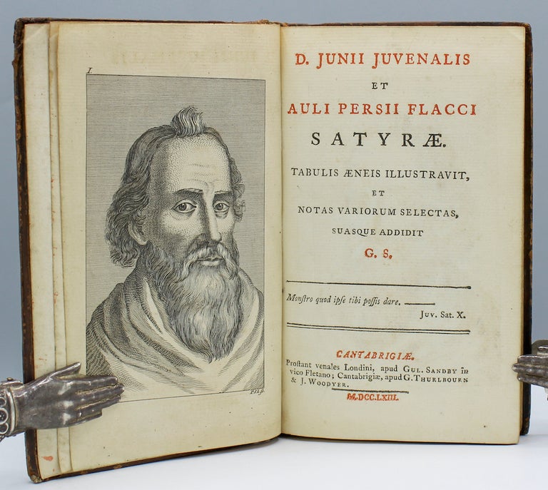 Item #15509 D. Junii Juvenalis et Auli Persii Flacci Satyrae. Tabulis Aeneis Illustravit, et Notas Variorum Selectas, Suasque Addidit G.S. Juvenal and Persius.