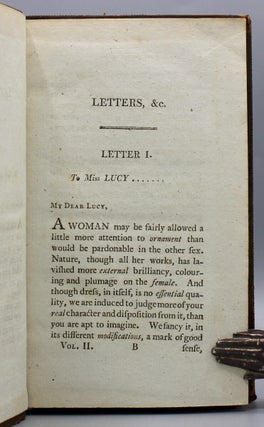 Letters to a Young Lady, on a Variety of Useful and Interesting Subjects, Calculated to Improve the heart, to form the manners, and enlighten the understanding…The Third Edition.