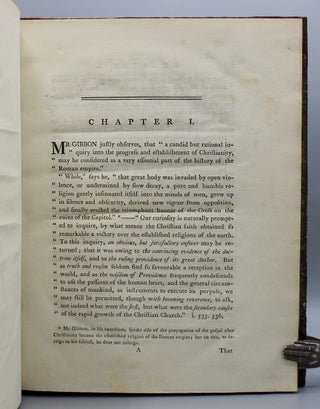 An Inquiry into the Secondary Causes Which Mr. Gibbon has Assigned for the Rapid Growth of Christianity.