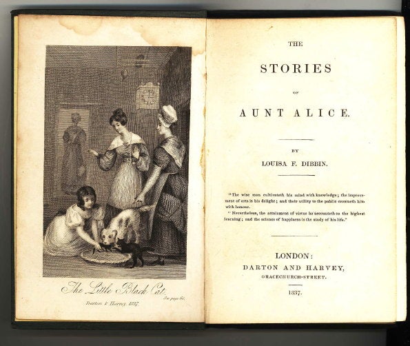 Item #15597 The Stories of Aunt Alice. Louisa F. Dibbin.