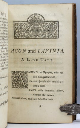 Epistles, Odes, &c. Written on Several Subjects. With a Translation of Longinus’s Treatise on the Sublime. To which is prefix’d, A Dissertation concerning the Perfection of the English Language, the State of Poetry, &c.