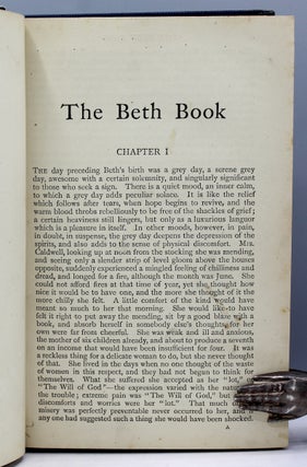 The Beth Book: being a study from the life of Elizabeth Caldwell Maclure, a woman of genius.