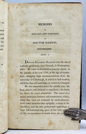 Memoirs of the Life of Dr. Darwin, Chiefly During his Residence at Lichfield, With Anecdotes of his Friends, and Criticisms of his Writings