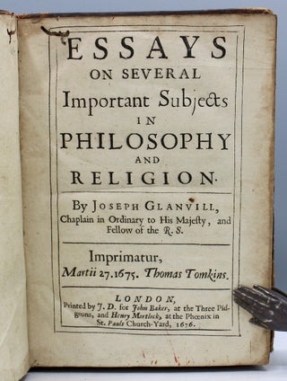 Essays on Several Important Subjects in Philosophy and Religion.