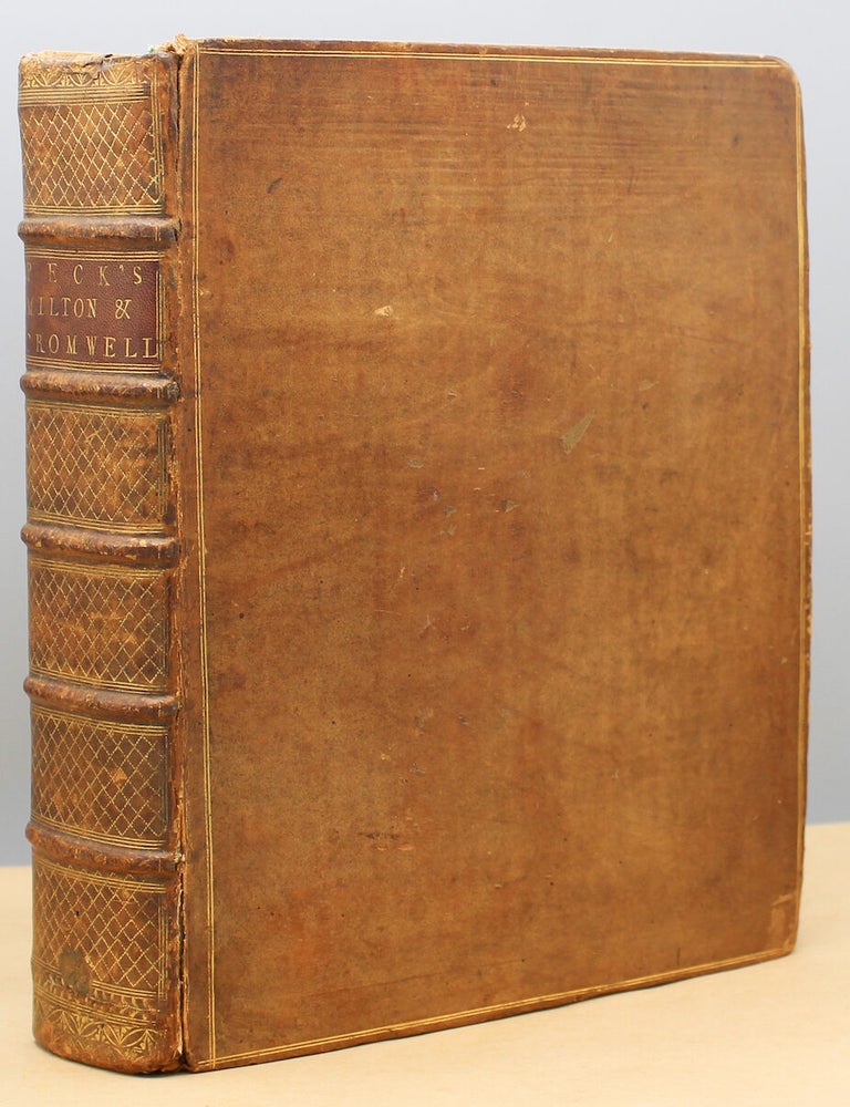 Item #16048 New Memoirs of the Life and Poetical Works of John Milton...With I. An Examination of Milton's Stile: And II. Explanatory & Critical Notes on divers Passages of Milton & Shakespeare: By the Editor. III. Baptistes: A Sacred Dramatic Poem in Defence of Liberty&hellip;IV. The Parallel, or Archibshop Laud & Cardinal Wolsey compared&hellip;V. The Legend of Sir Nicholas Throckmorton...VI. Herod the Great: A Poem: By the Editor; VII. The Resurrection, A Poem in Imitation of Milton: by a Friend, And VIII. A Discourse on the Harmony of the Spheres by Milton. Francis Peck.