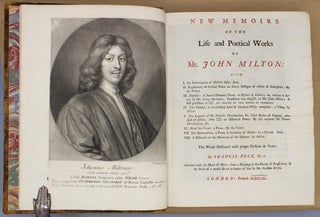 New Memoirs of the Life and Poetical Works of John Milton...With I. An Examination of Milton's Stile: And II. Explanatory & Critical Notes on divers Passages of Milton & Shakespeare: By the Editor. III. Baptistes: A Sacred Dramatic Poem in Defence of Liberty…IV. The Parallel, or Archibshop Laud & Cardinal Wolsey compared…V. The Legend of Sir Nicholas Throckmorton...VI. Herod the Great: A Poem: By the Editor; VII. The Resurrection, A Poem in Imitation of Milton: by a Friend, And VIII. A Discourse on the Harmony of the Spheres by Milton...