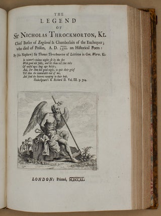 New Memoirs of the Life and Poetical Works of John Milton...With I. An Examination of Milton's Stile: And II. Explanatory & Critical Notes on divers Passages of Milton & Shakespeare: By the Editor. III. Baptistes: A Sacred Dramatic Poem in Defence of Liberty&hellip;IV. The Parallel, or Archibshop Laud & Cardinal Wolsey compared&hellip;V. The Legend of Sir Nicholas Throckmorton...VI. Herod the Great: A Poem: By the Editor; VII. The Resurrection, A Poem in Imitation of Milton: by a Friend, And VIII. A Discourse on the Harmony of the Spheres by Milton...