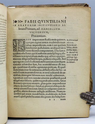 Oratoriarum Institutionum Libri XII. Opera ac Studio Joachimi Camerarii, Joannis Sicardi...Adiecimus Guihelmi Philandri...Castigationes...