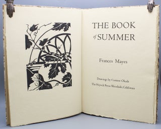 Item #16076 The Book of Summer. Francis Mayes