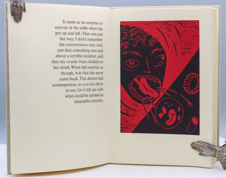 Item #16163 Separated at Birth: A Strange Tale of Sharp Things, Dark Things, Curiosity & Love Told in Text and Woodcuts. Mare Blocker, Chris Stern.