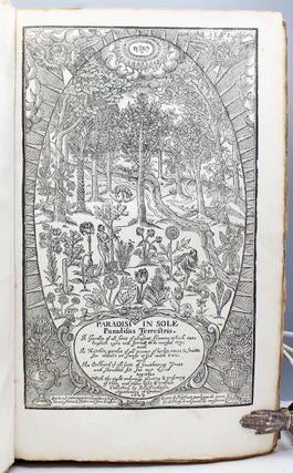 Item #16361 Paradisi in Sole Paradisus Terrestris. Faithfully Reprinted from the Edition of 1629....