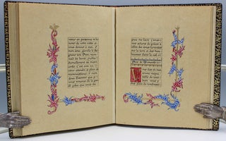 Livre d'Heures. [Manuscript on Japan vellum paper,