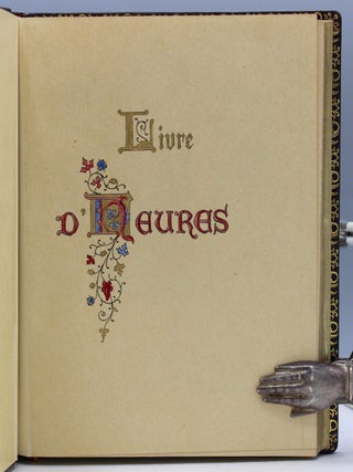 Livre d'Heures. [Manuscript on Japan vellum paper,