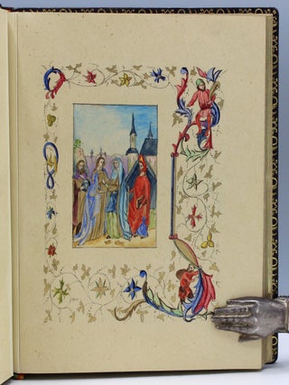Livre d'Heures. [Manuscript on Japan vellum paper,