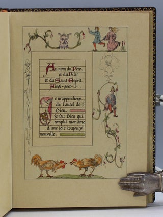 Livre d'Heures. [Manuscript on Japan vellum paper,