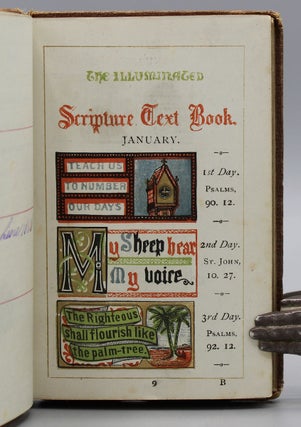 The Illuminated Scripture Text Book with Interleaved Diary for Memoranda and a Coloured Illustration for Every Day.
