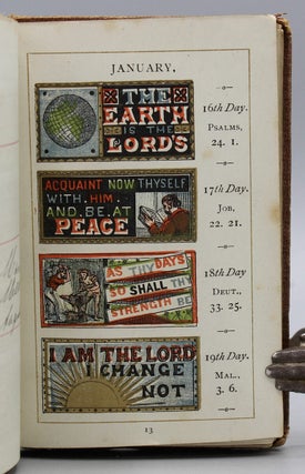 The Illuminated Scripture Text Book with Interleaved Diary for Memoranda and a Coloured Illustration for Every Day.