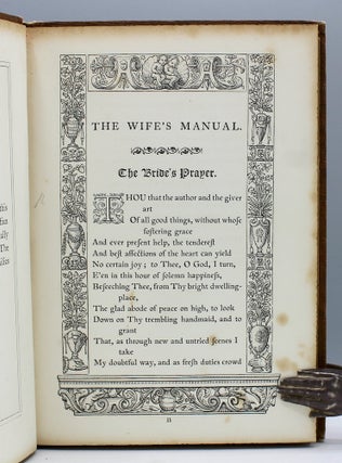 The Wife’s Manual, or Prayers, Thoughts, and Songs, On Several Occasions of a Matron’s Life.