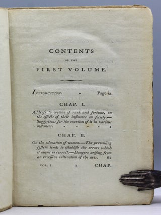 Strictures on the Modern System of Female Education. With the View of the Principles and the Conduct Prevalent Among Women of Rank and Fortune.